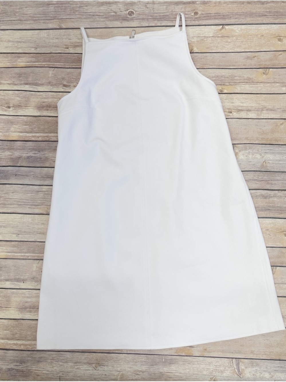 MICHAEL Michael Kors Women's Straight-Neck Mini Dress white size 14